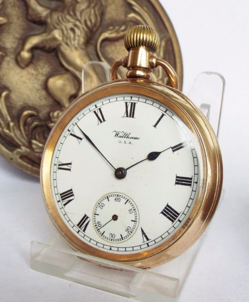 Antique Waltham Pocket Watch with Military History