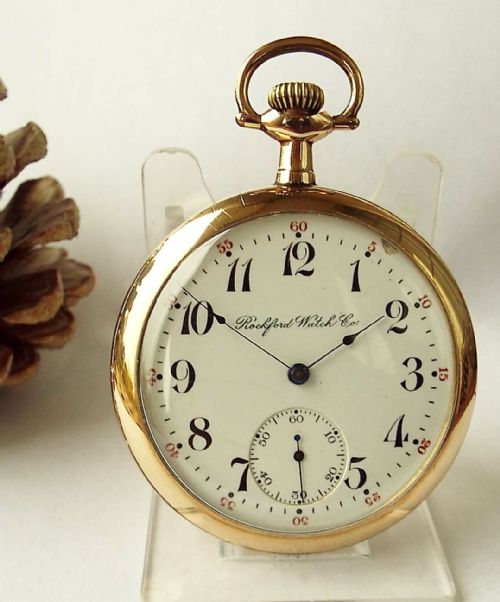 An Antique Rockford Pocket Watch.