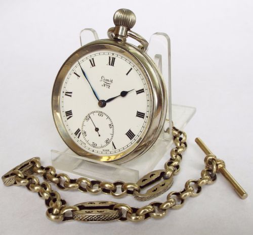 1930s Limit Pocket Watch with Chain