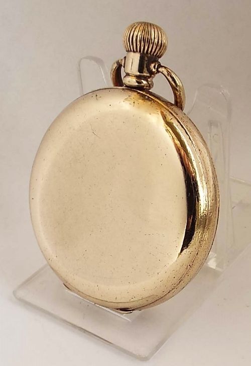 fig 1. A 1920s Waltham Traveler full hunter pocket watch.