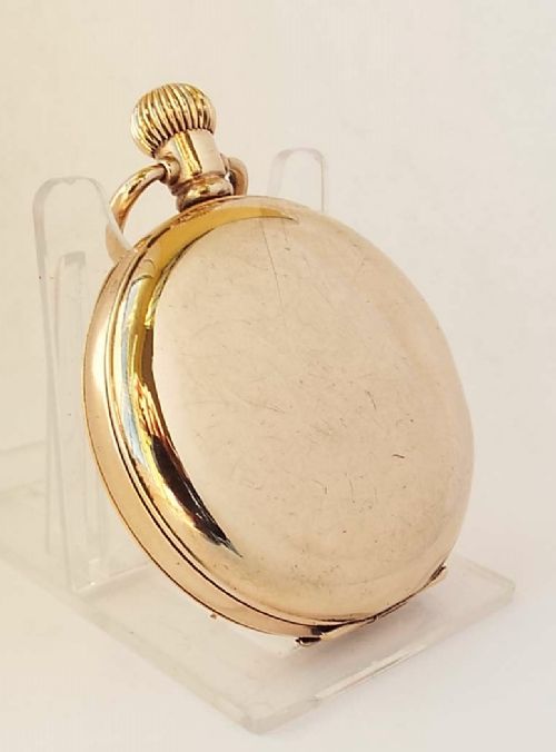 fig 1. A 1920s Waltham Traveler full hunter pocket watch.