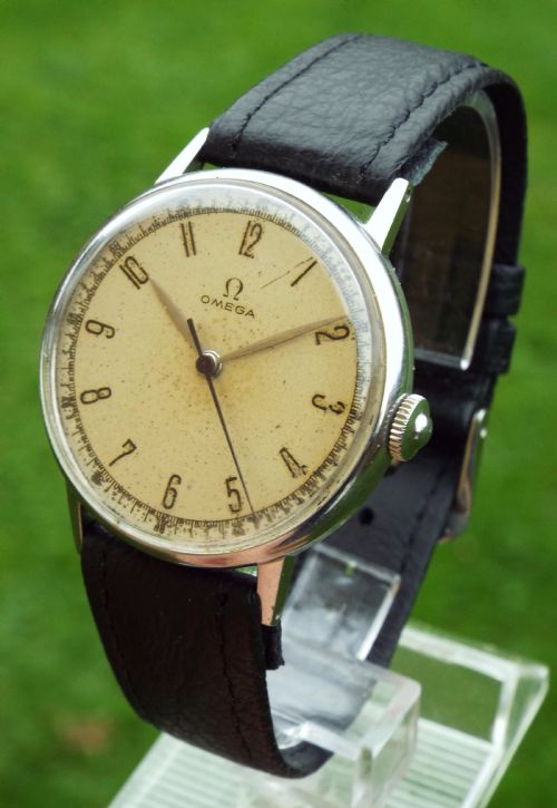 A Gents Ww2 Omega Wrist Watch