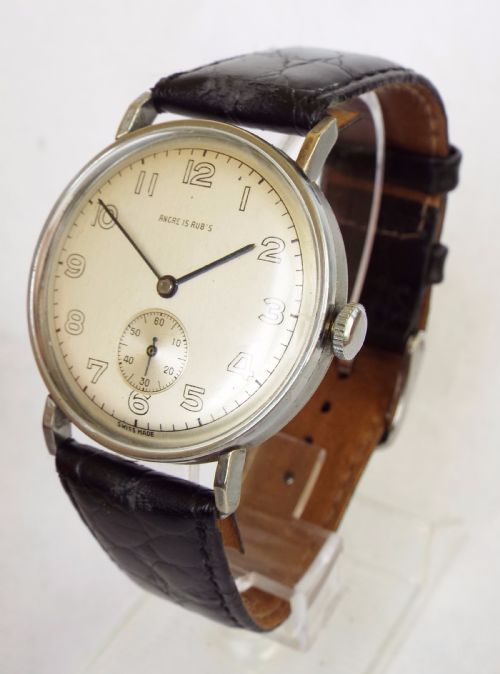 fig 1. Gents 1940s good sized Ancre Rubis wristwatch