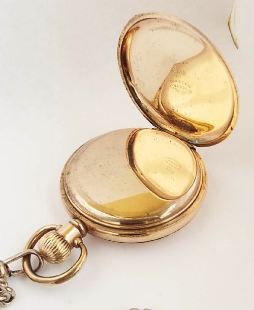 fig 2. A 1930s Thomas Russell full hunter pocket watch.