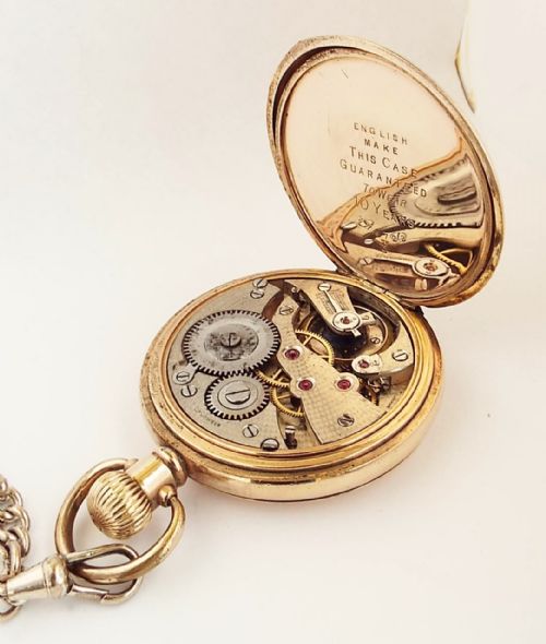 fig 4. A 1930s Thomas Russell full hunter pocket watch.