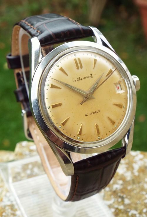 Gents 1950s Le Cheminant Wrist Watch