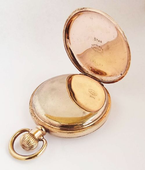 fig 2. A 1920s Craven full hunter pocket watch.