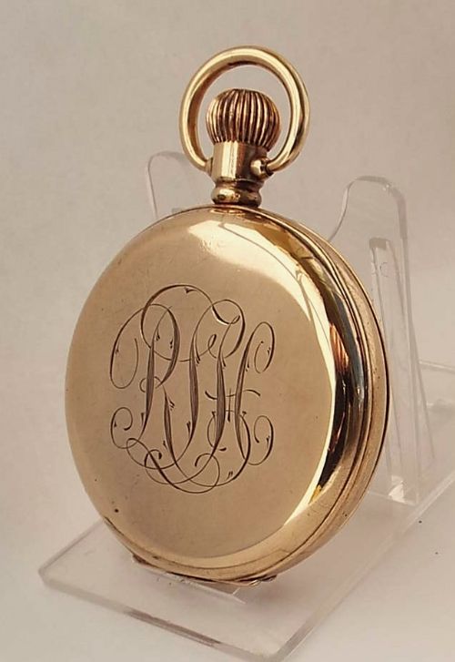 fig 1. A 1930s Rands full hunter pocket watch.