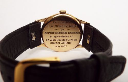 fig 2. Gents 9ct gold Mappin Campaign wristwatch, 1950s