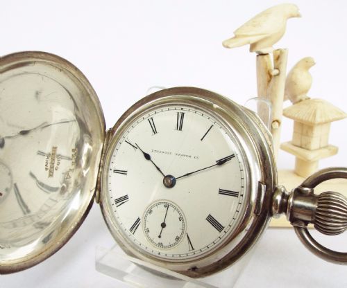 1884 Illinois Watch Co Full Hunter Pocket Watch