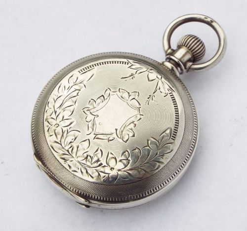 fig 2. 1884 Illinois Watch Co full hunter pocket watch