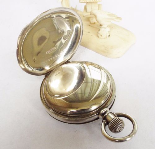 fig 4. 1884 Illinois Watch Co full hunter pocket watch