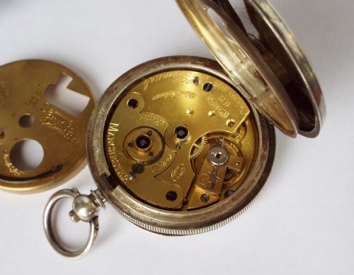 fig 3. Antique silver 'Acme Lever' pocket watch