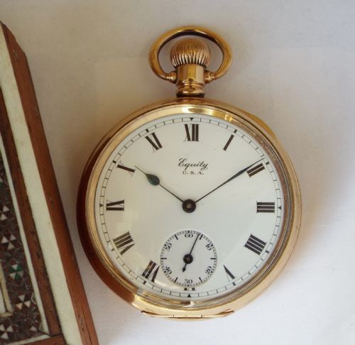 fig 1. 1917 Equity pocket watch by Waltham
