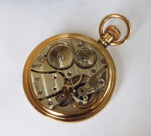 fig 1. 1930s Limit stem winding pocket watch, Derbyshire
