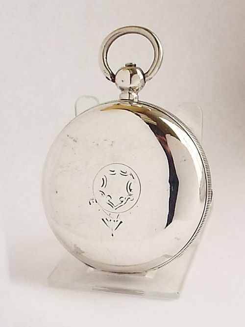 fig 1. An antique silver Waltham pocket watch, 1891.