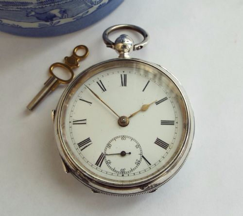 fig 1. Antique silver pocket watch 1901, William Ehrhardt