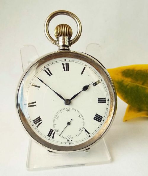 An Antique Silver Pocket Watch, 1918.