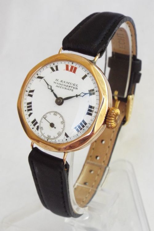 9ct Gold Accurate Wrist Watch by H Samuel, 1927