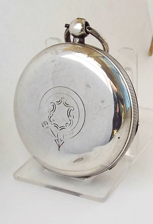 fig 1. An antique silver Waltham pocket watch, 1898.