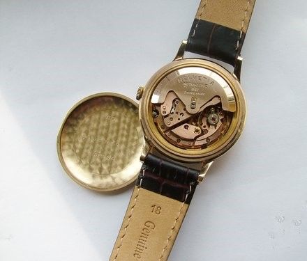 fig 2. A late 1950s Elco 9 carat gold wrist watch