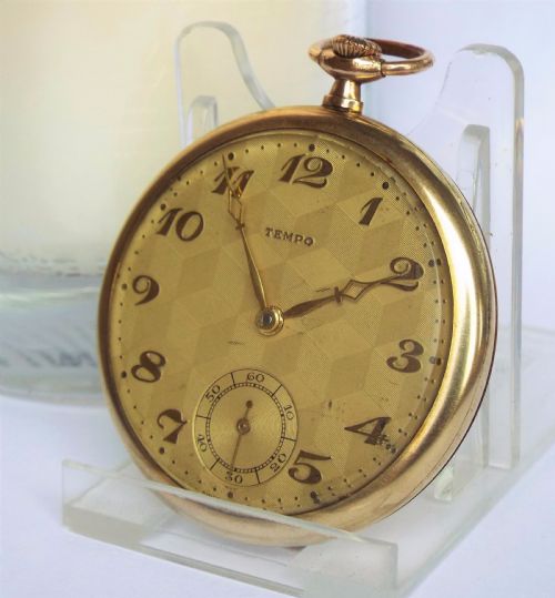 A Vintage 1930s Tempo Pocket Watch