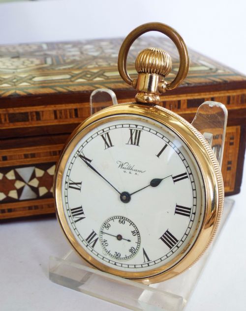 1921 Waltham Gold Plated Pocket Watch
