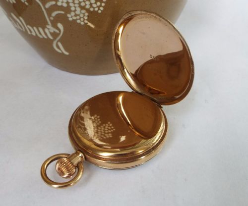fig 1. Antique Prescot pocket watch, Lancashire Watch Co