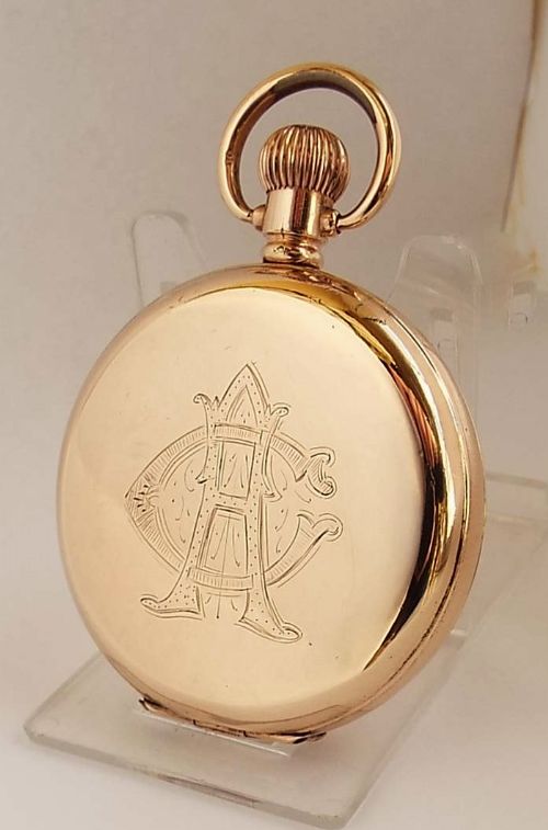 fig 1. A 1920s Record full hunter pocket watch.