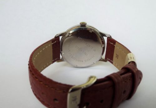 fig 3. Gents 1960 Cyma wrist watch made for J W Benson