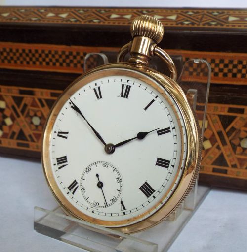 fig 1. 1910s gold filled pocket watch