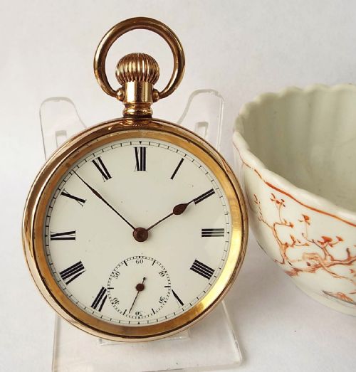 1920s English Lever Stem Winding Pocket Watch.