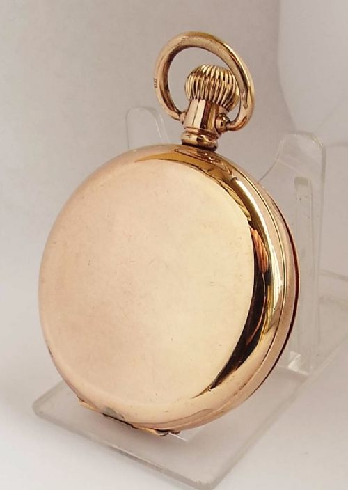 fig 1. A 1920s Thomas Russell “Time O Day” full hunter pocket watch.