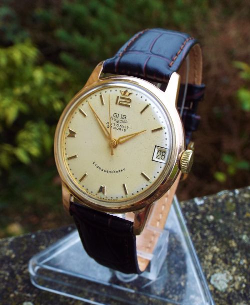 Gents 1950s Glashütte Automatic Wrist Watch