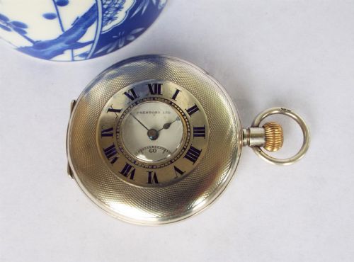 Silver Prestex Lever Pocket Watch by Prestons Ltd