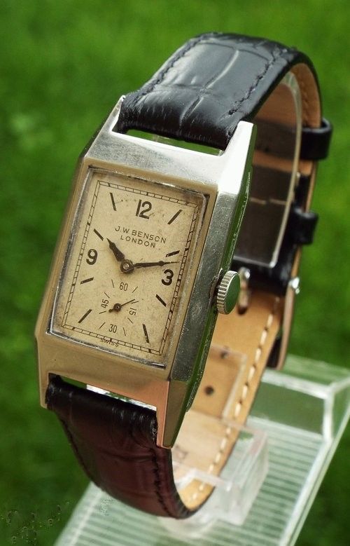 1930s Mid-size Cyma Wrist Watch for J W Benson