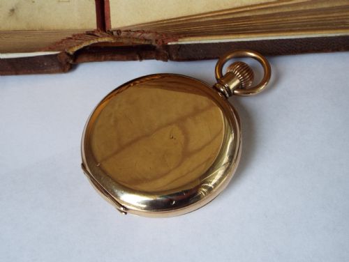 fig 2. Antique Thomas Russell half hunter pocket watch