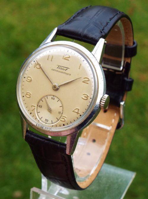 fig 1. Gents 1950 Tissot wrist watch