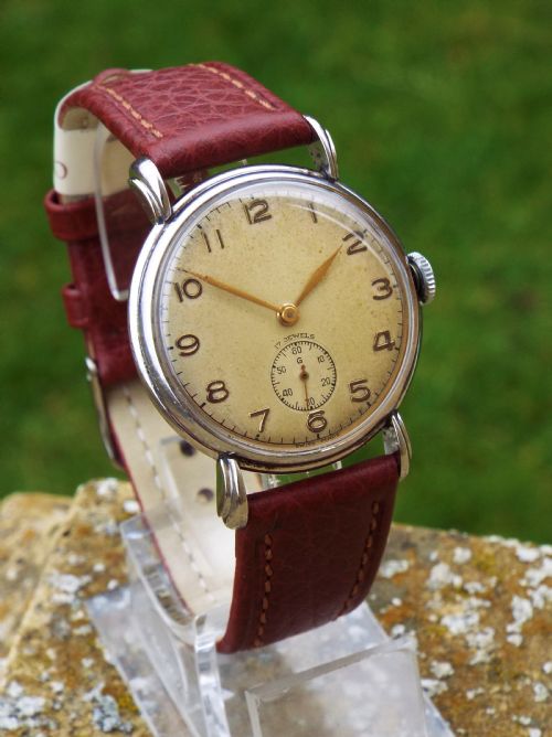 fig 1. Gents 1950s Swiss wrist watch