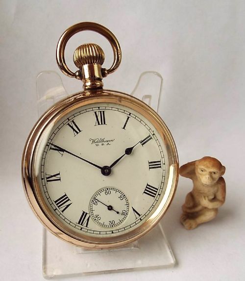 Antique Stem Winding Waltham Pocket Watch 1922.