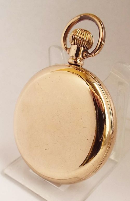 fig 1. Antique stem winding Waltham pocket watch 1922.