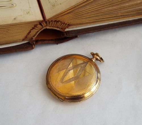 fig 2. 1930s Art Deco full hunter pocket watch