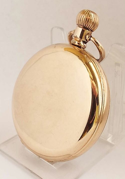 fig 1. Antique stem winding Waltham pocket watch 1917.