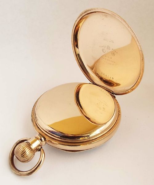 fig 2. Antique stem winding Waltham pocket watch 1917.