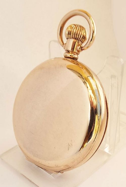 fig 1. A vintage 1920s Hexameter full hunter pocket watch.