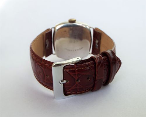 fig 2. Gents silver watch with William Morris history