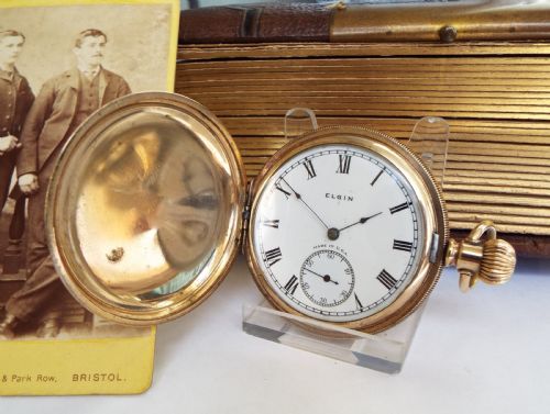 1930 Elgin Full Hunter Pocket Watch