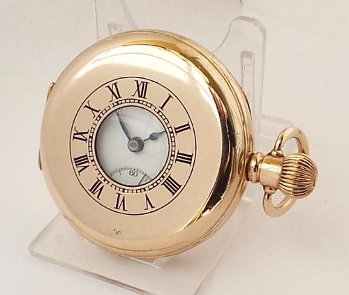 A 1920s Fleurier Half Hunter Pocket Watch.