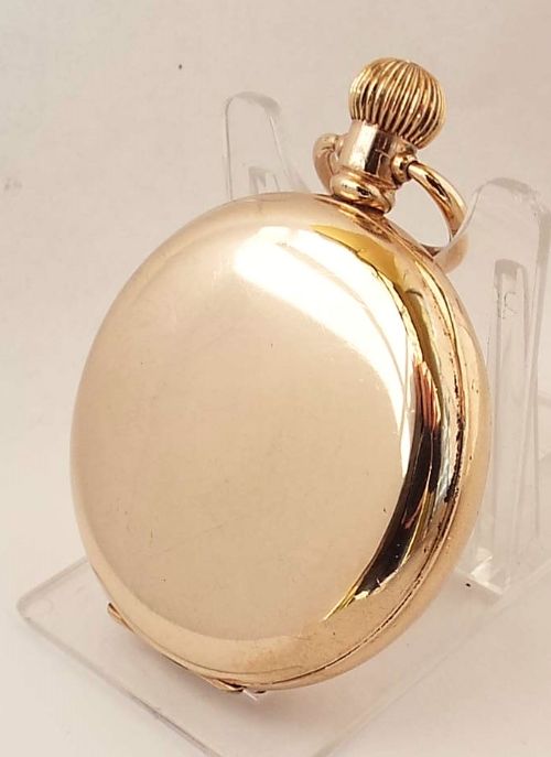 fig 2. A 1920s Fleurier half hunter pocket watch.