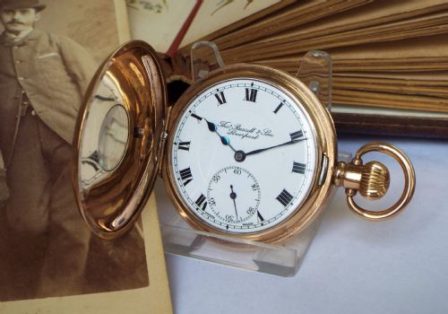 Thomas Russell Half Hunter Pocket Watch